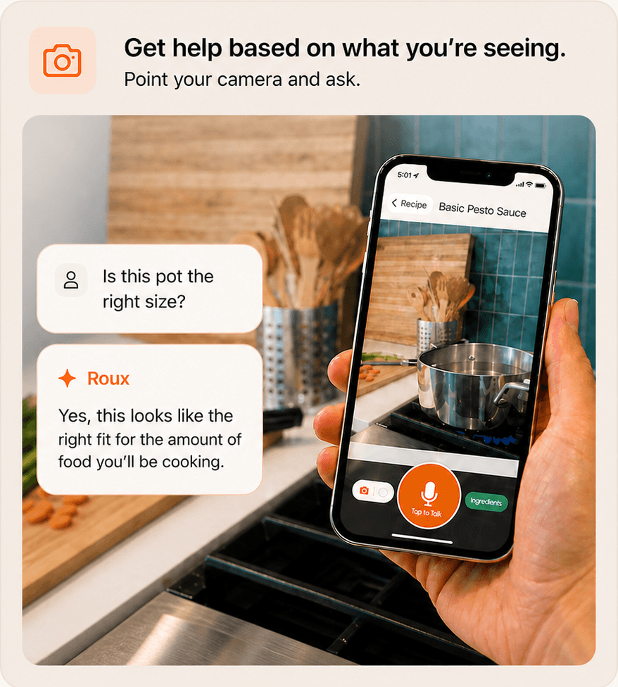 Get help based on what you're seeing