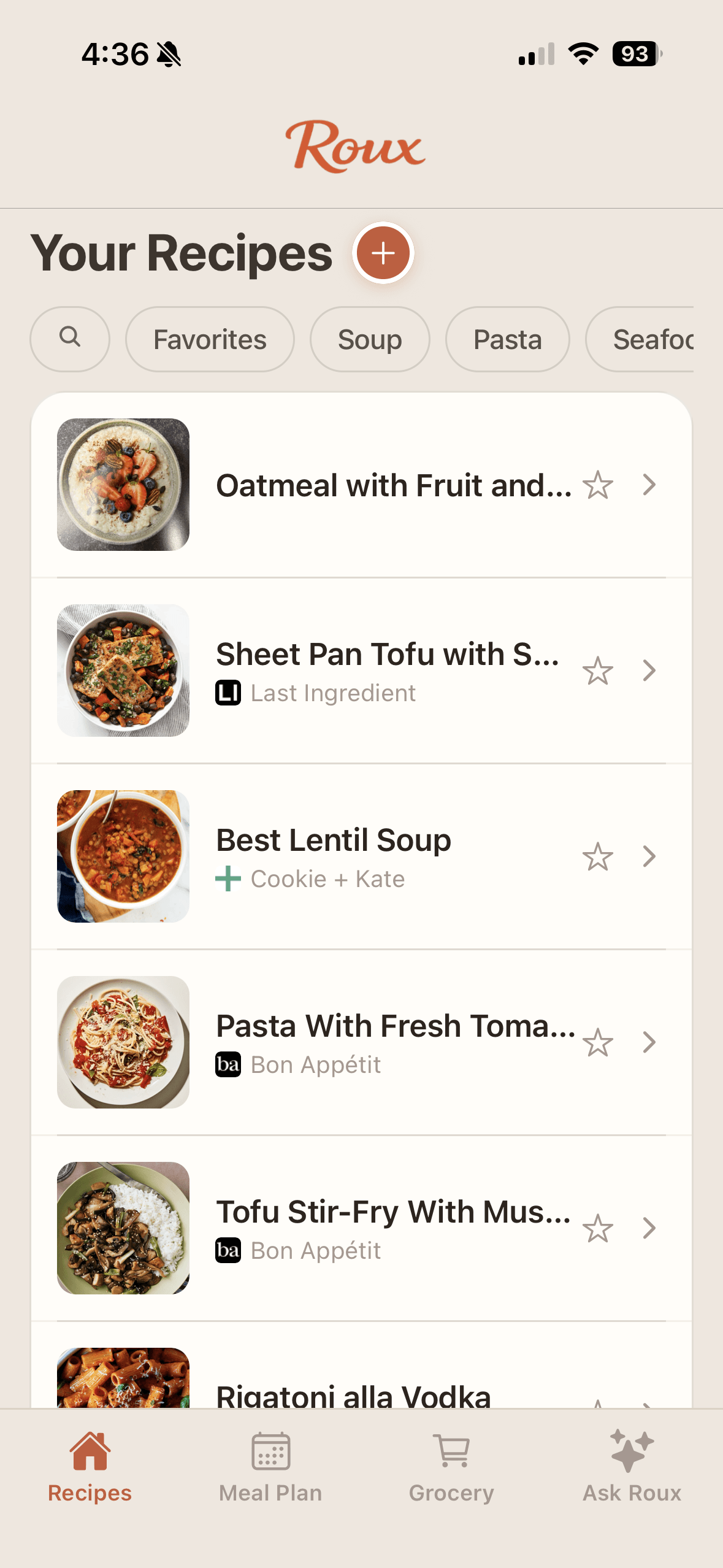 Keep your recipes together